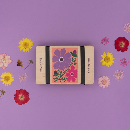 Pocket Flower Press – Cosmos Floral Design for Nature Pressing | Studio Wald | Flower Press Kit | BPPC | AllotMate Essentials