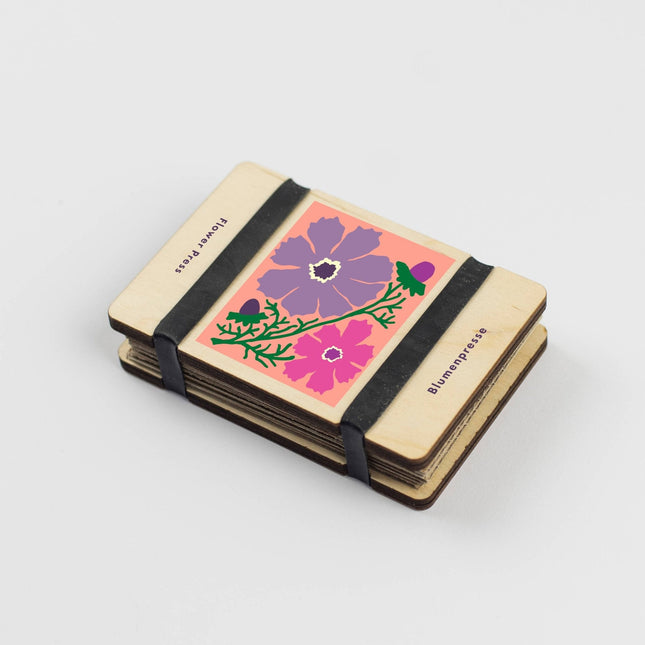 Pocket Flower Press Kit – Cosmos Floral Design for Nature Pressing | Studio Wald