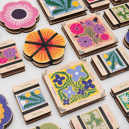 Pocket Flower Press – Cosmos Floral Design for Nature Pressing | Studio Wald | Flower Press Kit | BPPC | AllotMate Essentials