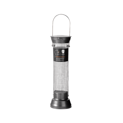 Supreme Peanut Feeder, Metal Bird Feeder with Square Mesh, 30cm