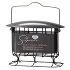 Supreme Suet Cake Feeder, Metal Wild Bird Feeder with Perching Ring, 15cm