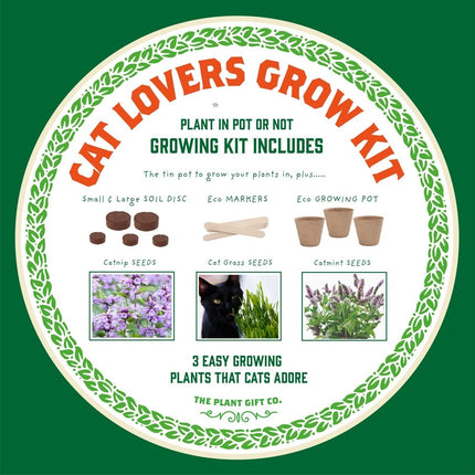Cat - Friendly Plant Grow Kit – Perfect Gift for Cat Owners | The Plant Gift Co. | Plant Growing Kit | THEPLANTCO - CATLOVERS | AllotMate Essentials