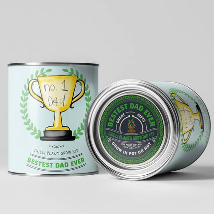 Grow Your Own Chilli Kit – 'Number One Dad' Gift Set | The Plant Gift Co. | Plant Growing Kit | THEPLANTCO - NO1DAD | AllotMate Essentials
